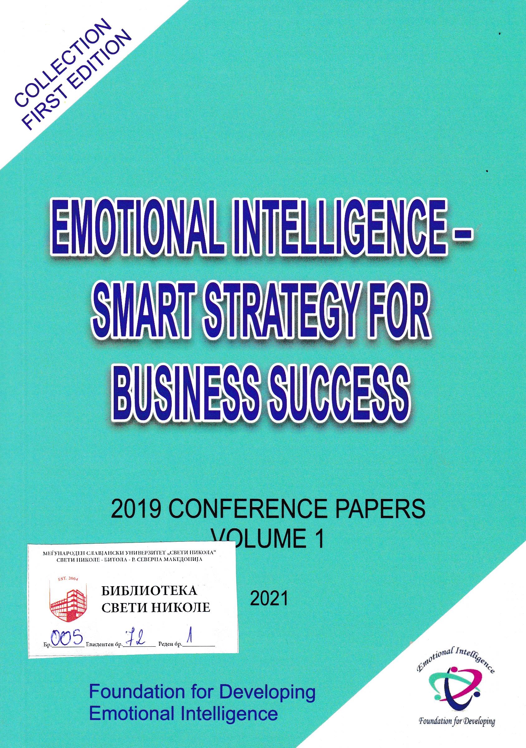 Emotional intelligence - Smart strategy for business success